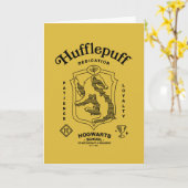 Carte HUFFLEPUFF™ Dedication Patience Loyalty Crest (Fleur jaune)
