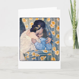 Carte Hug et Kiss, Jessie Willcox Smith