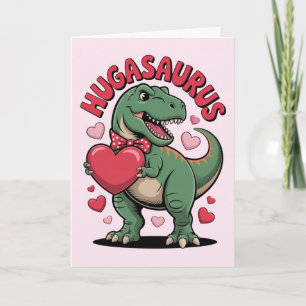 Carte Hugasaurus Drôle Dinosaure T Rex Saint Valentin
