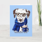 Carte Hugs de chocolat dalmate (Devant)