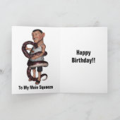Carte Hugs et baisers Anniversaire (Intérieur)