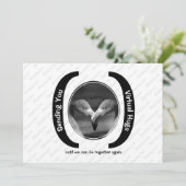 Carte HUGS VIRTUELS Custom MONO Photo Missing You card (Debout devant)