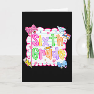 Carte Hugvyn Ck À l'école Mignon Sixième année Préparato