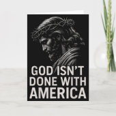Carte Hugvyn God Isn’t Done With America Christian Faith (Devant)