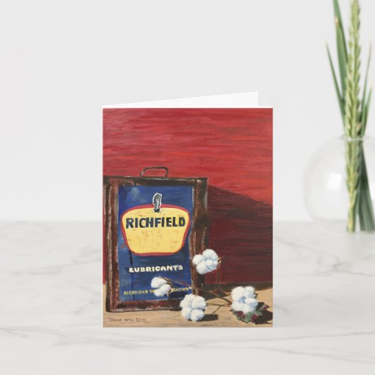 Carte Huile et coton (Devant)