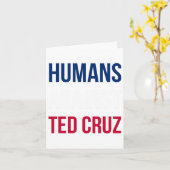 Carte Humains contre Ted Cruz - Drapeau du Texas (Fleur jaune)