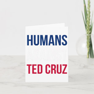Carte Humains contre Ted Cruz - Drapeau du Texas