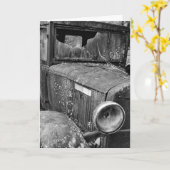 Carte Humeur Vintage (Fleur jaune)