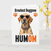 Carte Humom à motif tacheté (Fleur jaune)