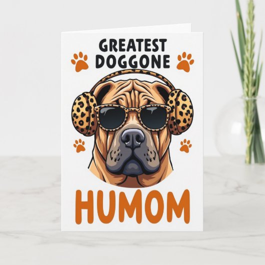 Carte Humom Chien Cool (Devant)