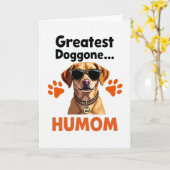 Carte Humom Chiot Léopard (Fleur jaune)