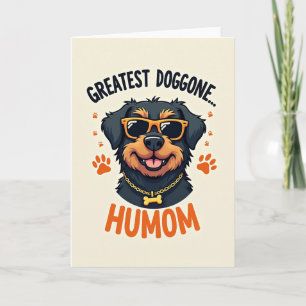 Carte Humom de Chien le Plus Cool