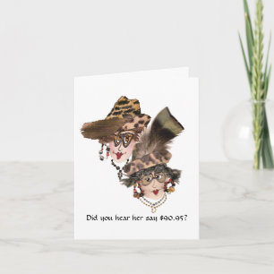 Carte Humoristique 91ème anniversaire pour les femmes