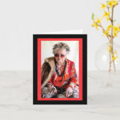 Carte Humoristique avec GPS ou Stars (Fleur jaune)