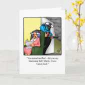 Carte humoristique de fete d'anniversaire de maria (Fleur jaune)