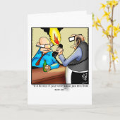 Carte humoristique de mariage vierge (Fleur jaune)