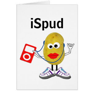 carte humoristique de parodie de "ispud"