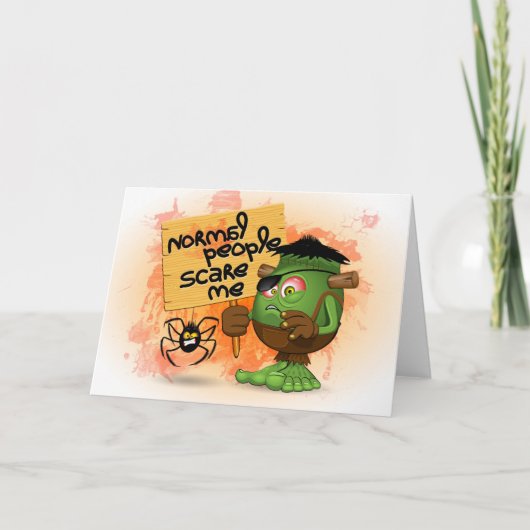 Carte Humorous Frankenstein (Devant)