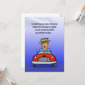 Carte Humorous Get Well laxative joke (Devant/Arrière en situation)