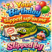 Carte Humorous get well wish