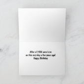 CARTE HUMOROUS LAKE ENTHOUSIAST ANNIVERSAIRE SOUHAIT (Intérieur)