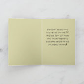 CARTE HUMOUR ACCIDENT/"SEMBLE QUE QUELQU'UN AIT UN ACCID (Intérieur)