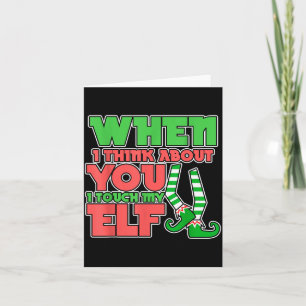 Carte Humour Adulte Noël Quand Je Pense À Toi Je Tou