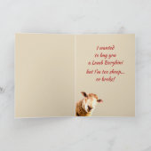 Carte Humour animal (Intérieur)