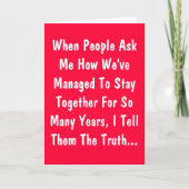 Carte Humour anniversaire (Devant)