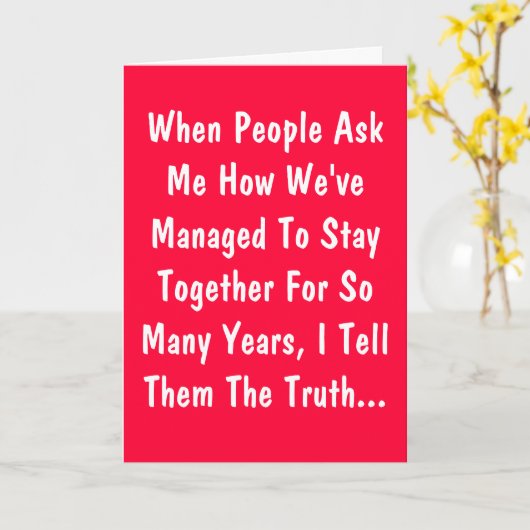 Carte Humour anniversaire (Fleur jaune)