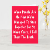 Carte Humour Anniversaire (Fleur jaune)