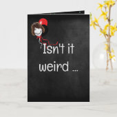 Carte Humour Anniversaire Sur Noir (Fleur jaune)