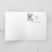 Carte Humour, Chouette mignonne "Donner un coup de pied" (Intérieur)