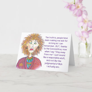 Carte Humour CoronaVirus