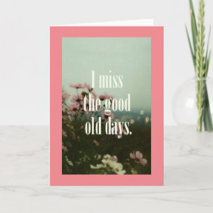 CARTE **HUMOUR D'ÂGE** POUR "VOTRE ANNIVERSAIRE" 