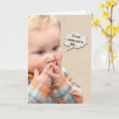 Carte Humour d'anniversaire (Fleur jaune)