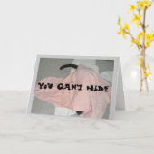 Carte Humour d'anniversaire (Fleur jaune)