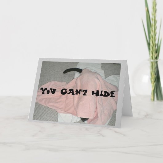 Carte Humour d'anniversaire (Devant)