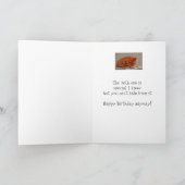 Carte Humour d'anniversaire 30 ans Au-dessus de la colli (Intérieur)