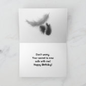 Carte Humour d'anniversaire Calico Persian Kitty Card (Intérieur)