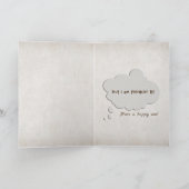 Carte humour d'anniversaire en bateau rouillé (Intérieur)