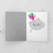 Carte Humour d'anniversaire Golden Retriever (Intérieur)