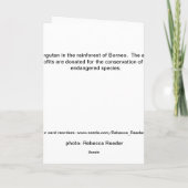 Carte Humour d'anniversaire magnifique (Dos)