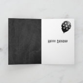 Carte Humour D'Anniversaire Pour Être Plus Âgé Sur Chalk (Intérieur)