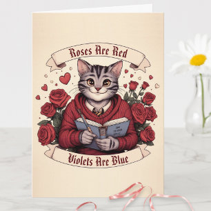 Carte Humour Dating Amour Drôle Chat Vintage Valentines