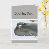 Carte Humour de Birthday Fun (Fleur jaune)