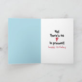 Carte Humour de chats d'anniversaire (Intérieur)