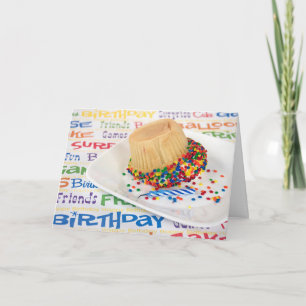 Carte humour de cupcake d'anniversaire