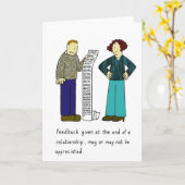 Carte Humour de dessin Commentaires de relation (Fleur jaune)