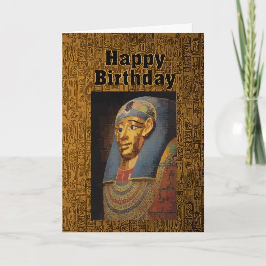 Carte Humour De Joyeux Anniversaire De Pharaon Zazzle Be